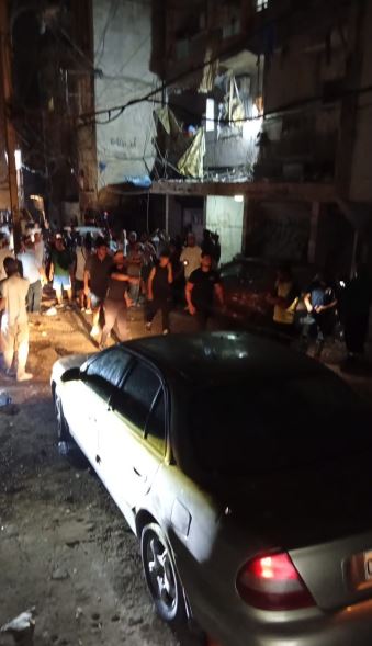 انفجار قارورة غاز بكاراج في طريق الجديدة