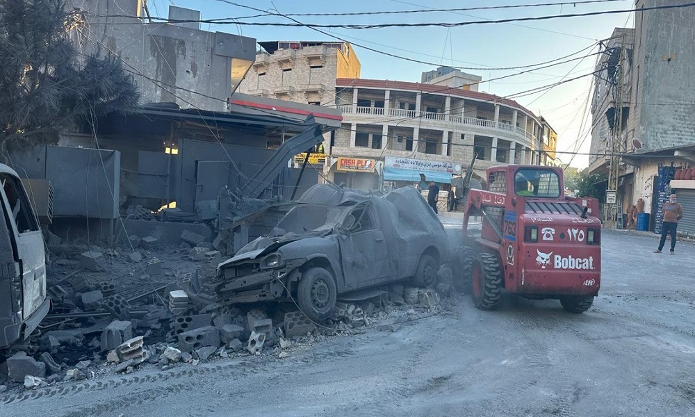 بدء فتح طرق في قضاءي صور وبنت جبيل