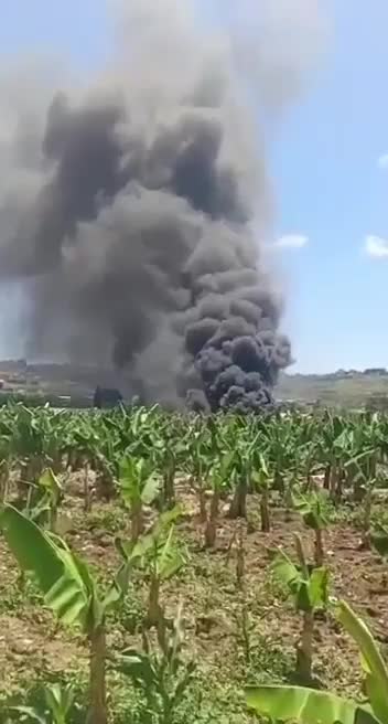 حريق كبير على طريق الصرفند… ما السبب؟