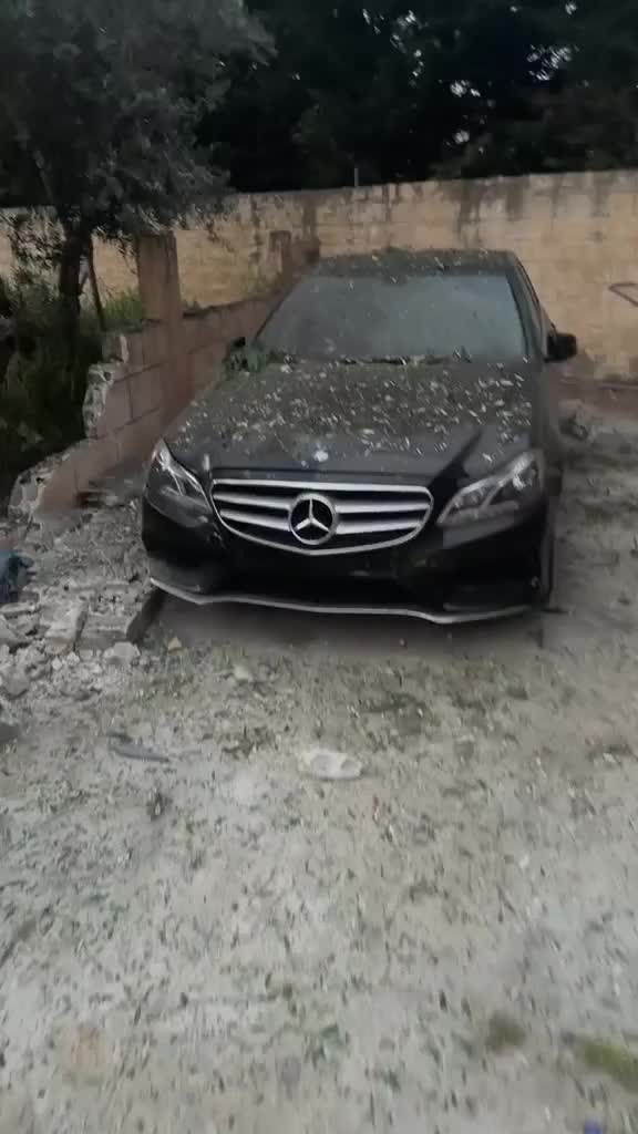 بالفيديو -  انفجار مسيّرة إسرائيلية بأخرى سقطت سابقاً في بلدة أنصارية