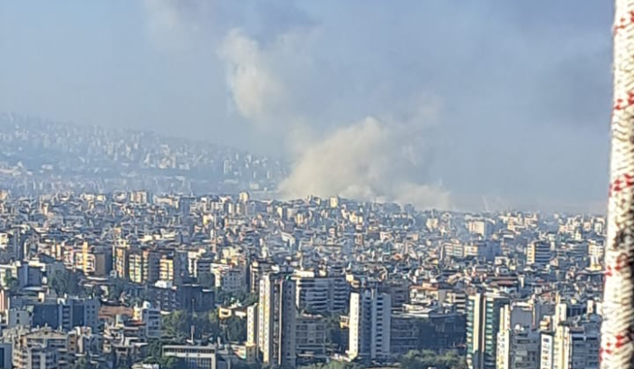 سلاح الجو  الاسرائيلي يكثف غاراته على الضاحية