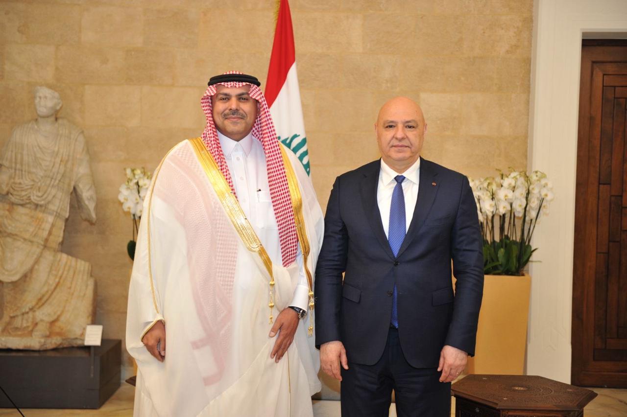 الرئيس عون استقبل صباح اليوم السفير السعودي في لبنان
