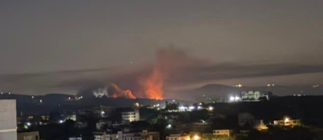 رشقة صاروخية من جنوب لبنان واعتراضات فوق كفررمان وكفرتبنيت.. وغارات وقصف مدفعي يطال النبطية ومحيطها