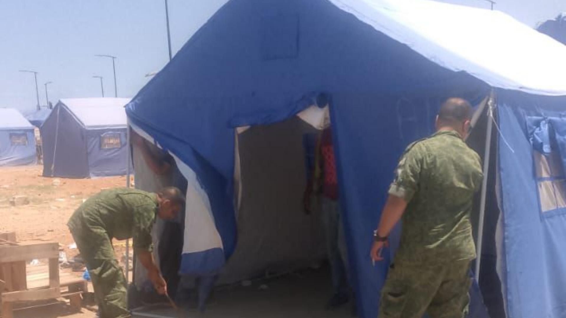 إزالة خيم النازحين في بيروت