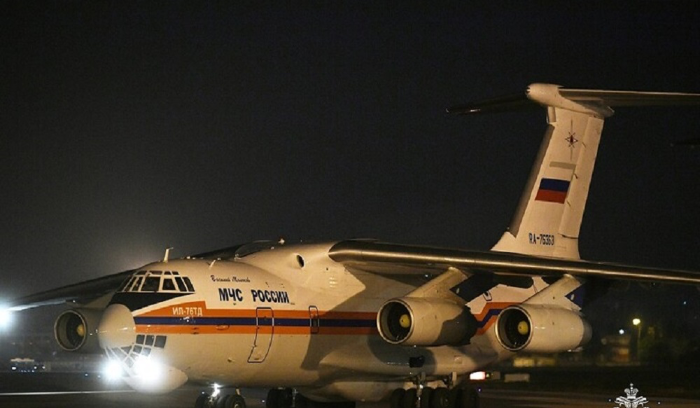 وصول طائرة روسية تحمل شحنة مساعدات إنسانية إلى بيروت