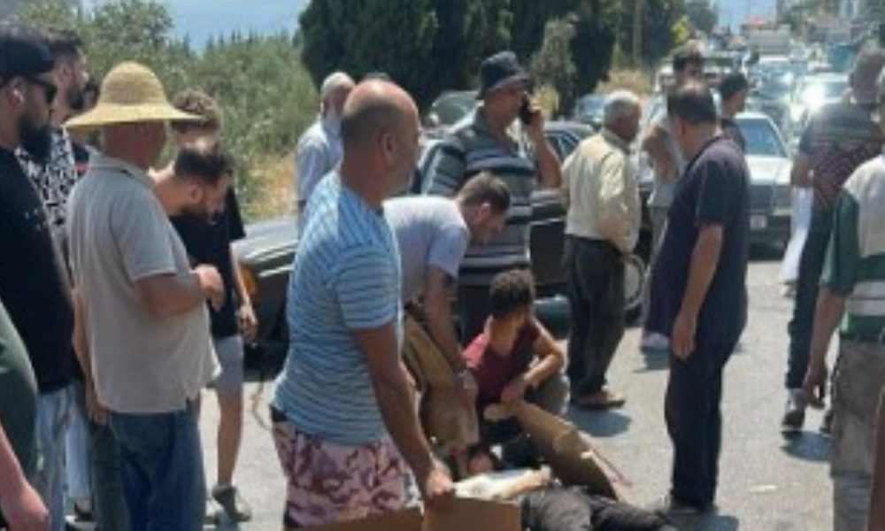 جريحان في حادث صدم