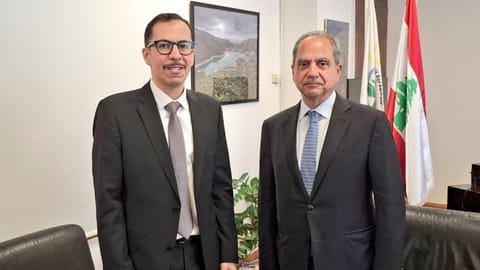 الصدّي بحث والسفير الاماراتي في مشاركة لبنان بمؤتمر المياه