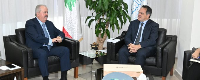 الوزير جابر بحث مع مدير مكتب البنك الدولي في بيروت أولويات التعاون في المرحلة المقبلة
