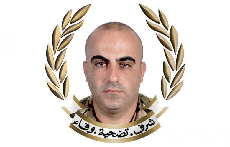 الجيش ينعى الرقيب الأول أحمد سامي خليل الذي استشهد بانفجار جسم مشبوه في المنصوري