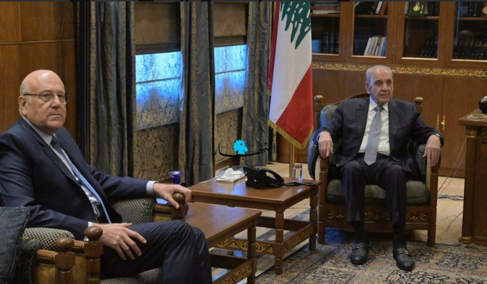 برّي وميقاتي يضعان آليّة تنفيذ الـ ١٧٠١... وانتخاب الرئيس على وقع زيارة بارو