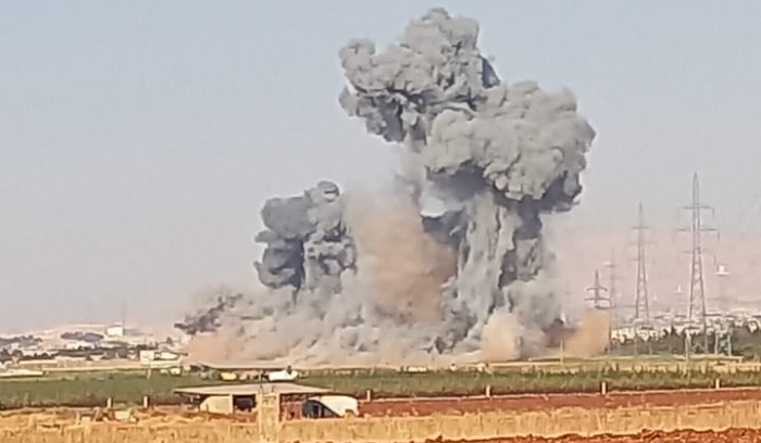 غارة إسرائيلية على بلدة مشغرة