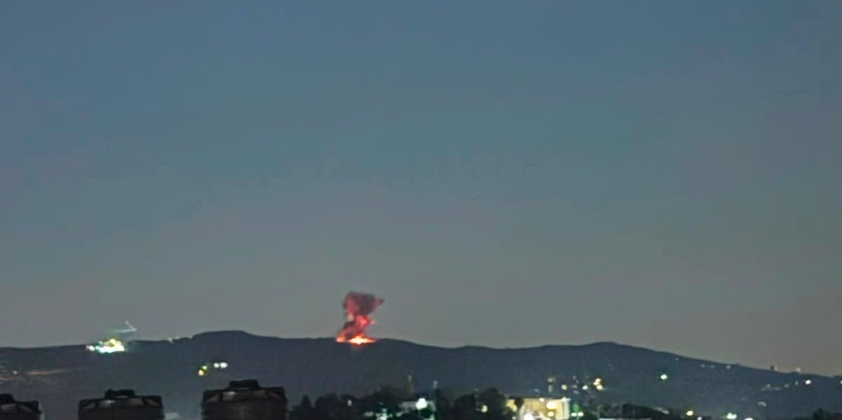 بالفيديو - غارتان على النبطية الفوقا ومرتفعات علي الطاهر وتحليق مكثف للطيران الحربي جنوبًا