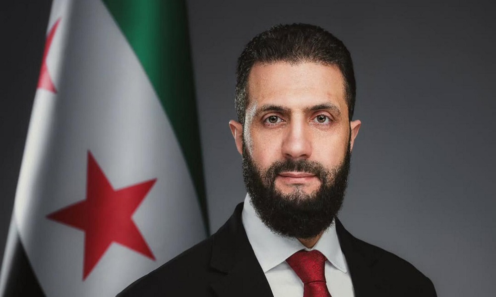 الشرع يبحث مع جوناثان باول تطورات المنطقة