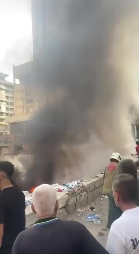 حريق  في بئر العبد …هل من حدث أمني؟