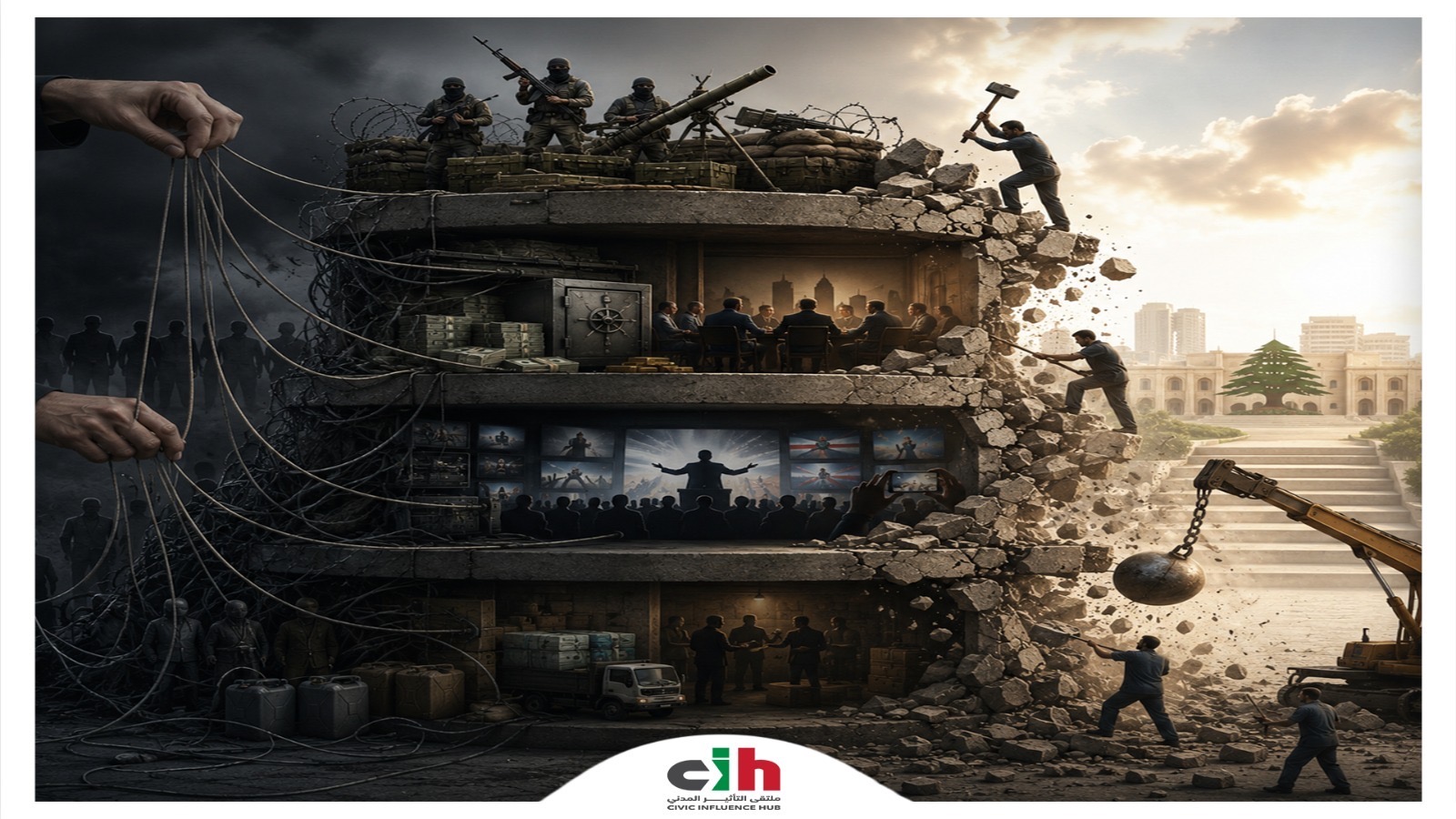 ملتقى التأثير المدني: استعادة الدولة تبدأ بحصر السلاح وقرار السلم والحرب بيدها