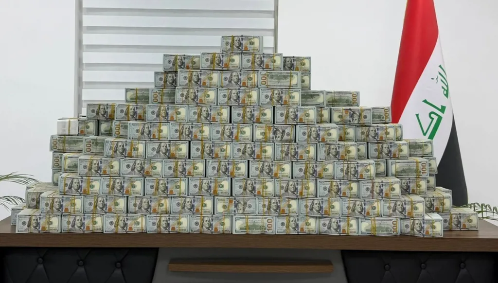 العراق يضبط 20.3 مليون دولار و60 كيلوغراماً من الذهب في قضية فساد بوزارة النفط