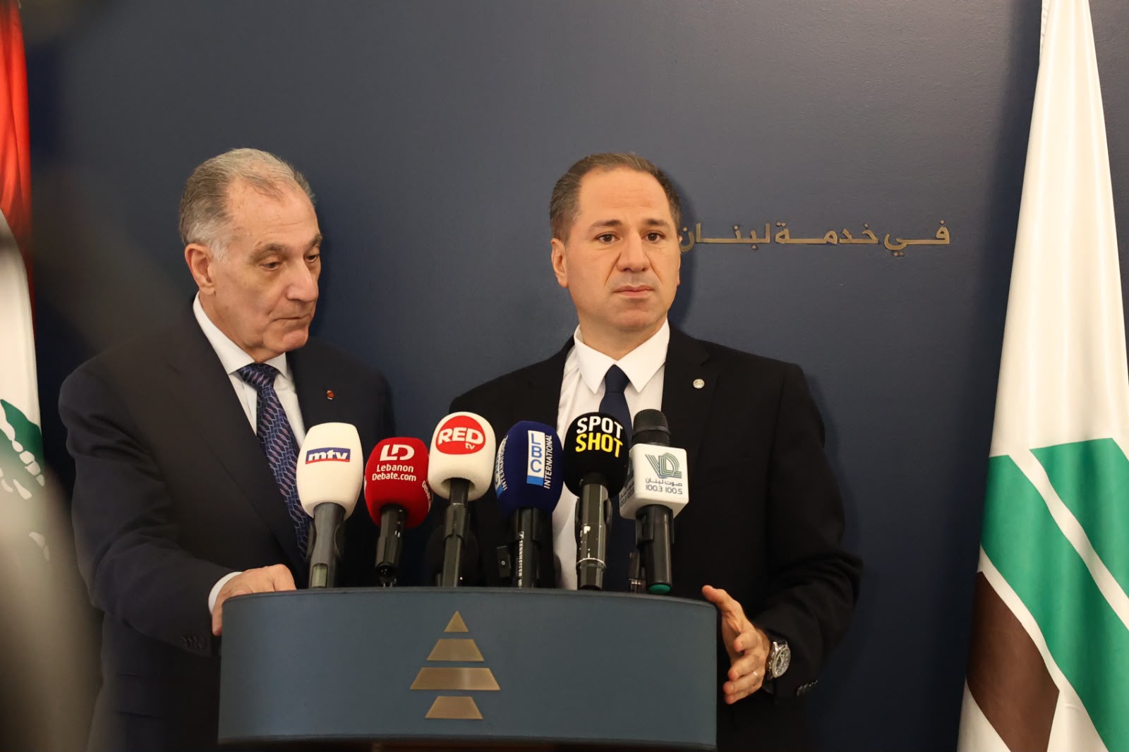 الجميّل خلال استقباله وفداً من American Task Force on Lebanon