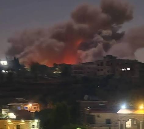 تفجير إسرائيلي كبير في بلدة حداثا