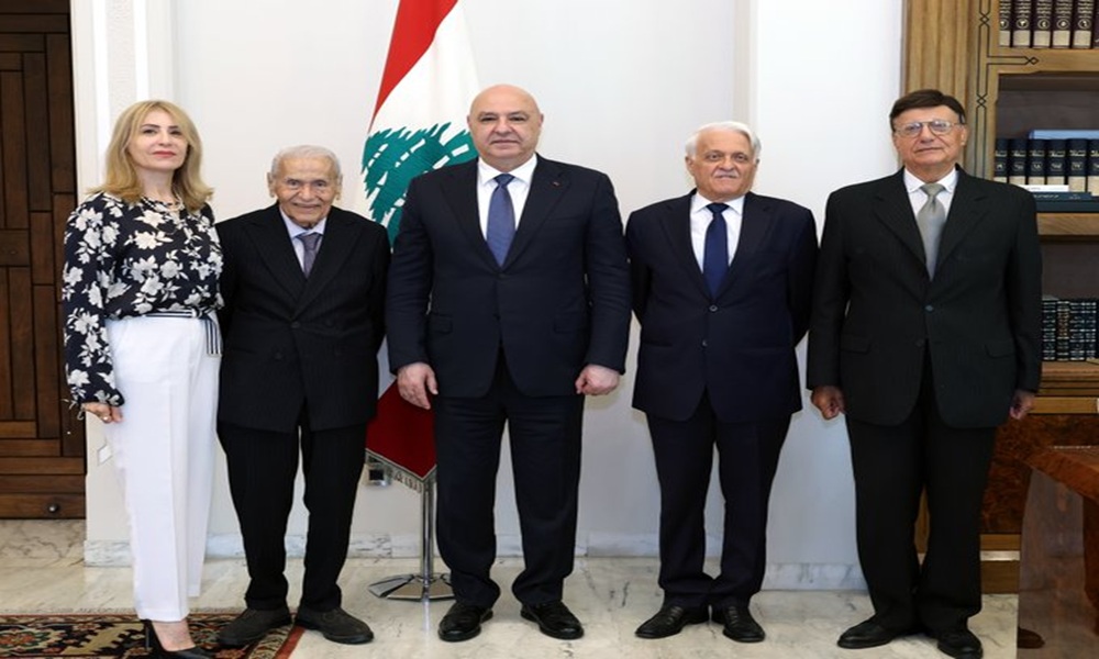 عون يطّلع على التحضيرات لإنشاء متحف وديع الصافي
