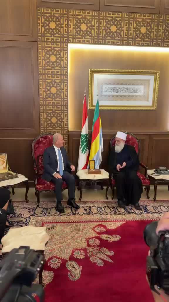 شيخ العقل  يستقبل السفير الأميركي