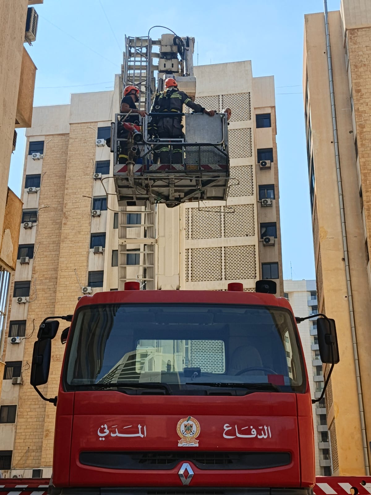 إنقاذ امرأة من الجنسية الإثيوبية في الرملة البيضاء
