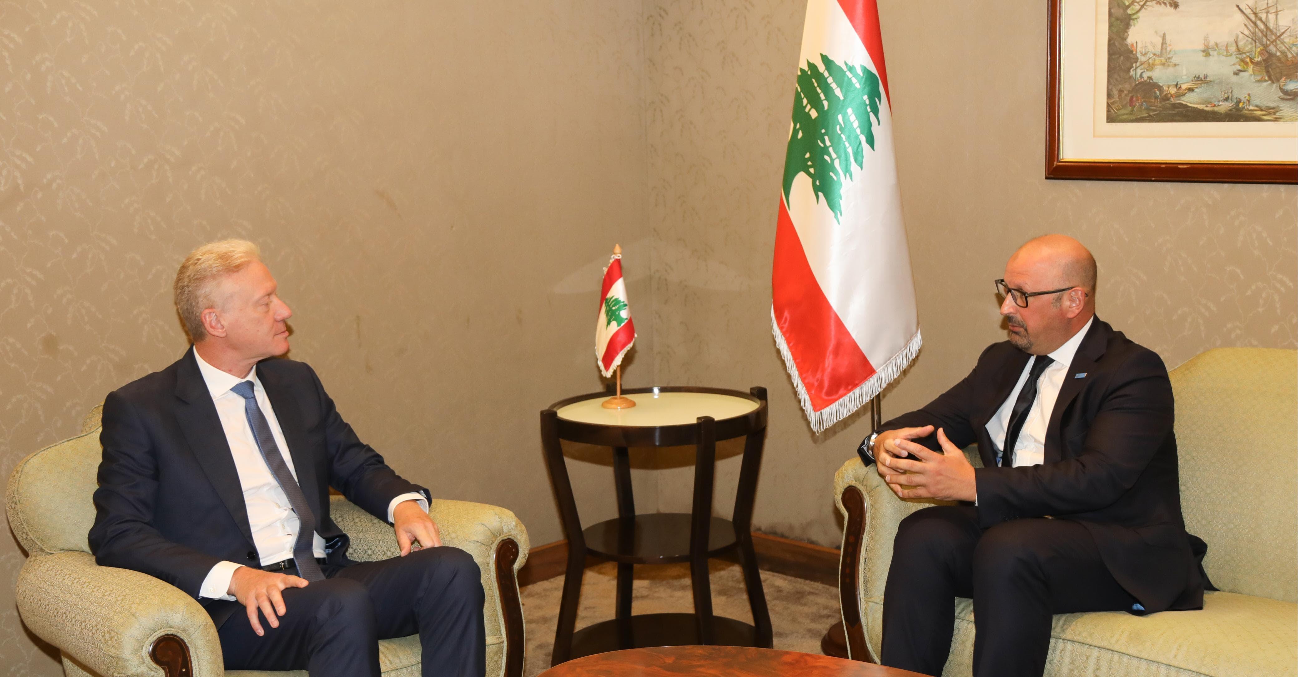 رجي يبحث مع الممثل الجديد لمنظمة الصحة العالمية أوضاع القطاع الصحي في لبنان وسبل تعزيز التعاون