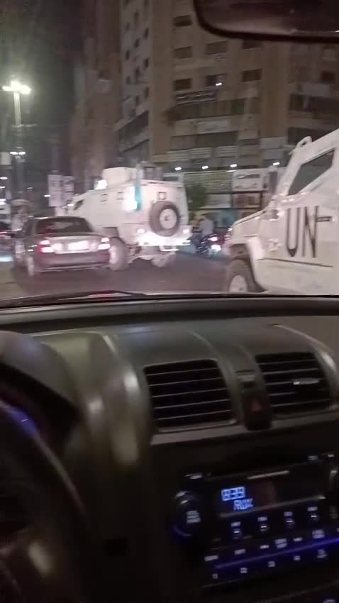 إشكال في الغبيري عقب مرور آليتين لليونيفيل