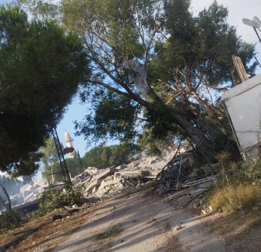 بالفيديو - قتيلان وجرحى في غارتان على عربصاليم وتدمير كلي لمستشفى غندور في النبطية الفوقا