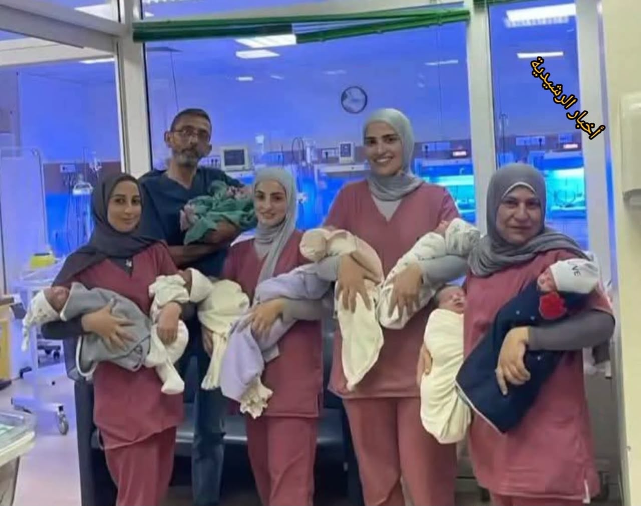 ولادة 9 أطفال في مستشفى حيرام في صور في تاريخ مميز