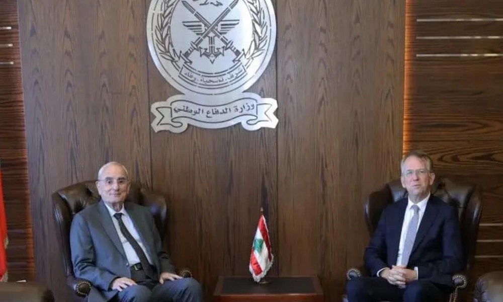 منسّى تابع تحضيرات مؤتمر دعم الجيش مع السفير الفرنسي