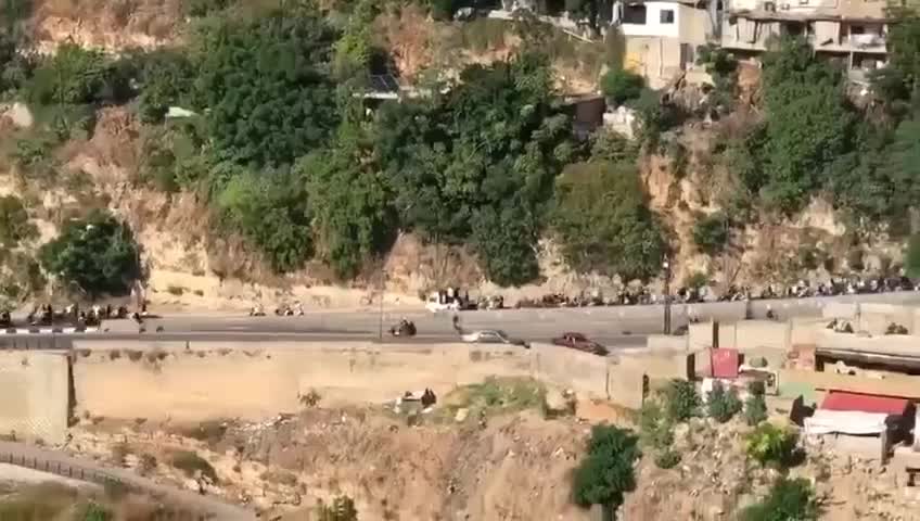 انطلاق مسيرة دراجات نارية من القبة باتجاه ساحة النور في طرابلس