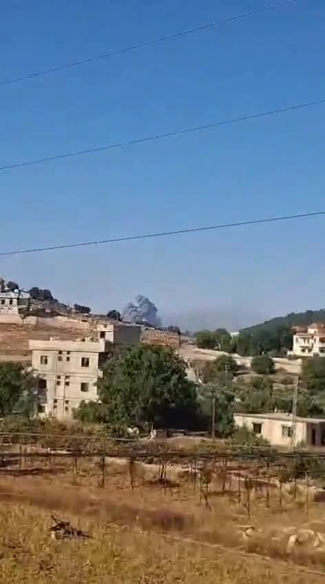 غارة على بلدة سجد