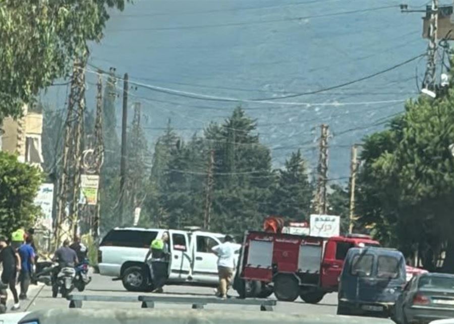 نجاة مسعفين أثناء تفقّدهم مبنى تعرّض لغارة