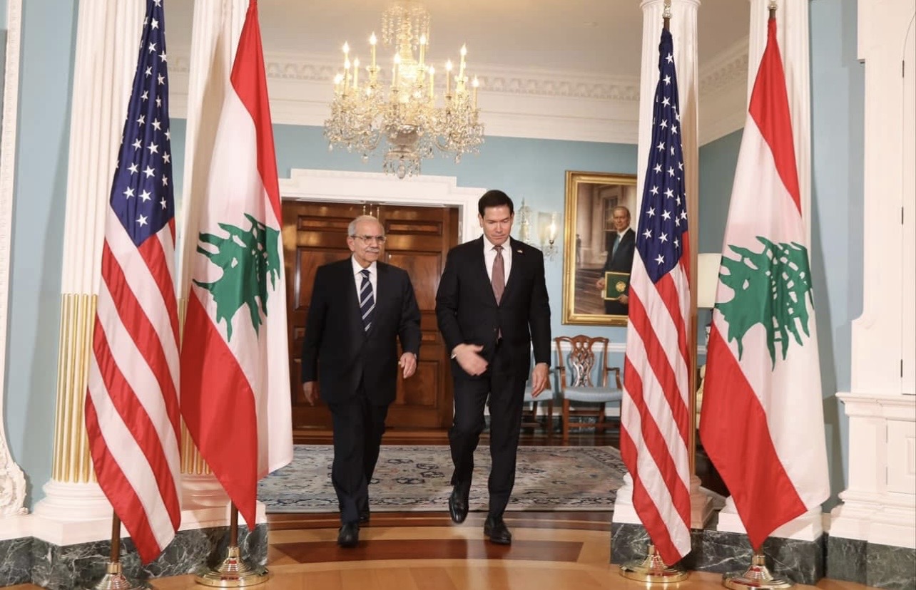 سلام يلتقي روبيو بحضور رجّي ومعوّض