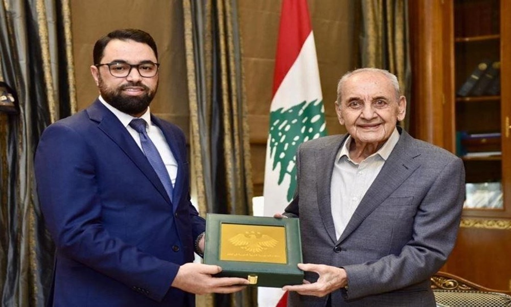 بري والهزاع يشددان على تعزيز العلاقات اللبنانية-السورية