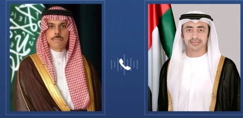 اتصال سعودي إماراتي يتناول تداعيات الاعتداء الحوثي على مطار الملك خالد
