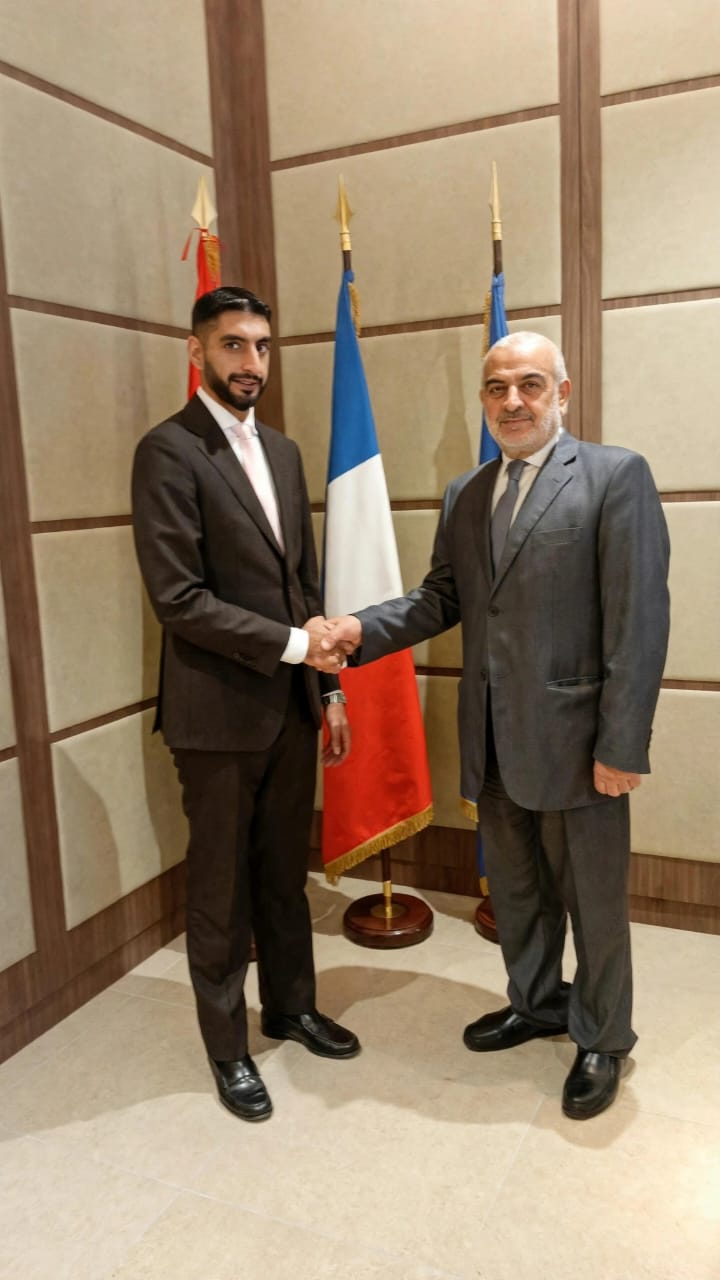 أسعد الحريري بحث مع نائب رئيس البعثة الإماراتية في باريس في تعزيز العلاقات التجارية وفتح آفاق جديدة أمام تجار وصناعيي الشمال اللبناني