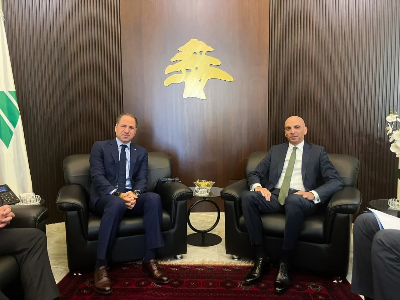 الجميل استقبل السفير المصري: لتحييد لبنان عن المواجهات الإقليمية