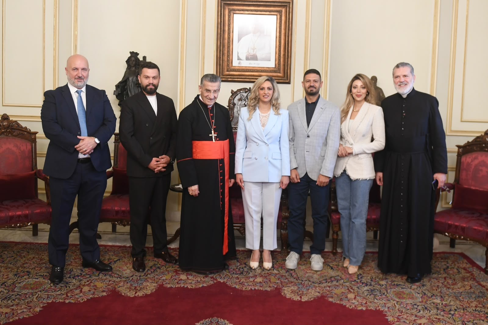 الراعي يستقبل النائبة السورية مادونا بشارة ويبحث معها مستقبل الحضور المسيحي في سوريا