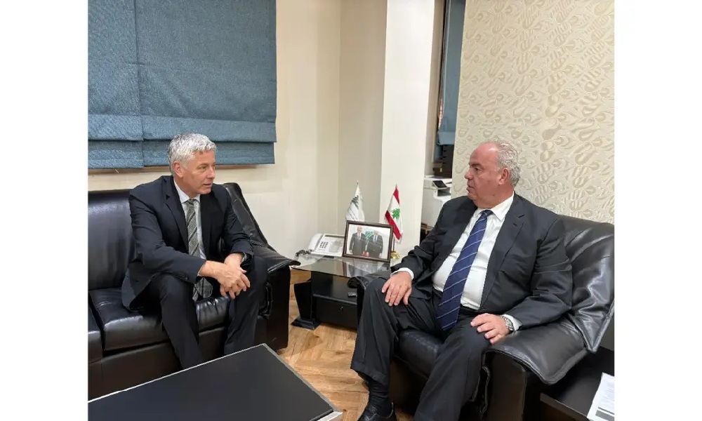 الحاج والسفير الألماني بحثا الأوضاع في لبنان والمنطقة
