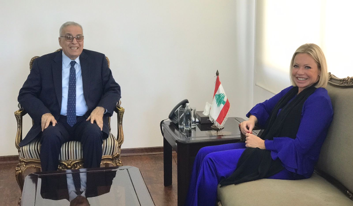 بو حبيب استقبل المنسقة الخاصة للأمم المتحدة في لبنان