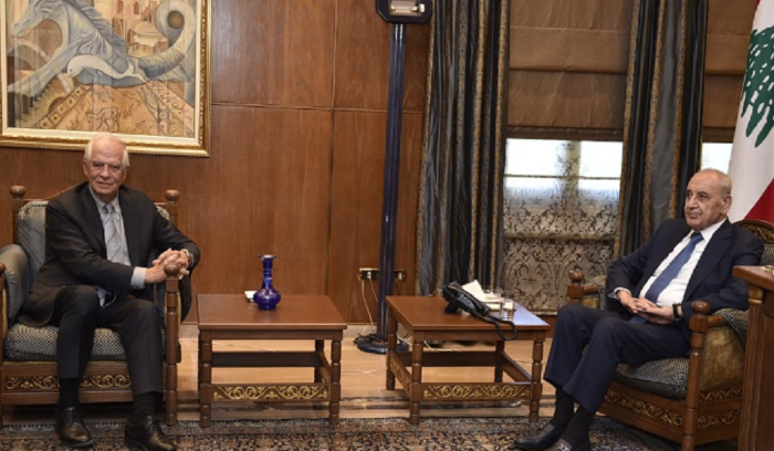 برّي بعد لقائه بوريل: لبنان لا يريد الحرب