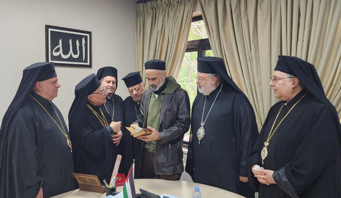 العبسي يختتم زيارته الى الاردن بلقاء المبعوث الشخصي للملك عبد الله الامير غازي بن محمد