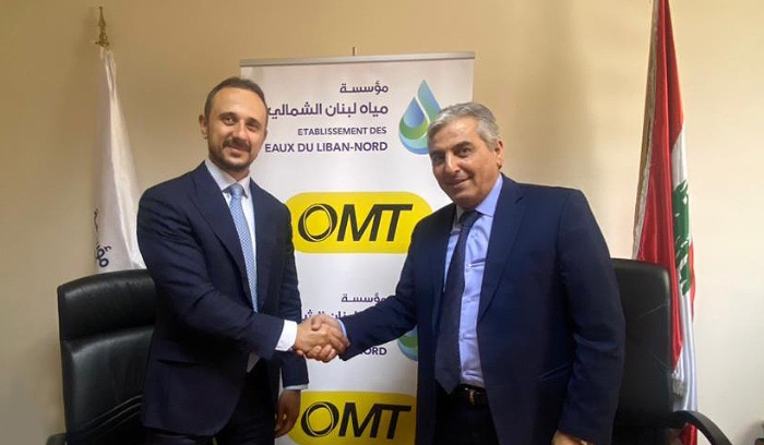 اتفاقية تعاون بين مؤسّسة مياه لبنان الشمالي وشركة OMT