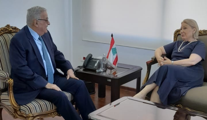 بوحبيب استقبل سفيرة اليونان في لبنان