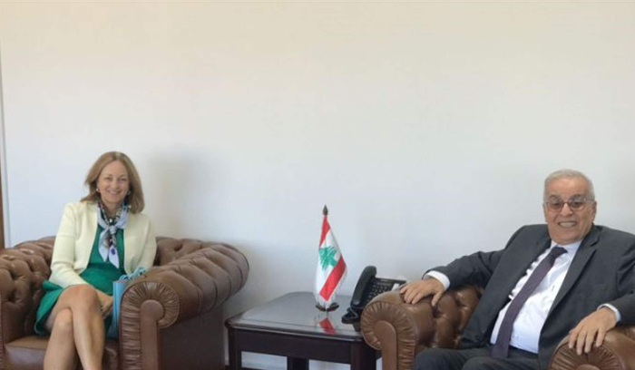 بو حبيب بحث مع ماغرو وجونسون في بعض النقاط الواردة في نص مشروع قرار التمديد لليونيفيل