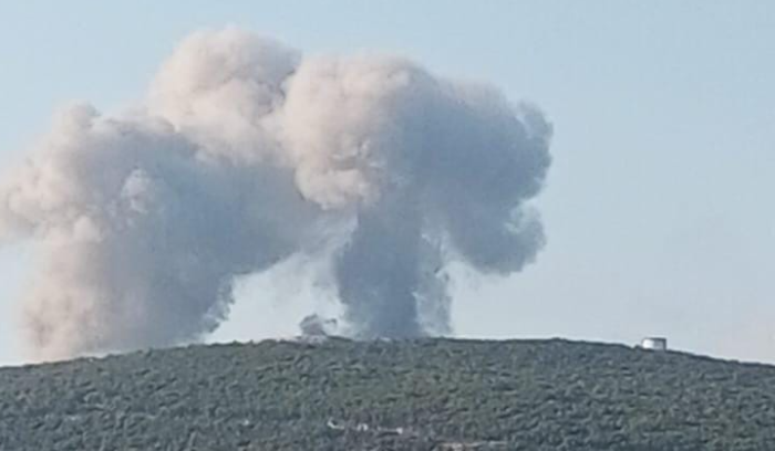 غارتان للعدو الاسرائيلي استهدفتا اطراف بلدة زبقين وقصف وادي شبعا