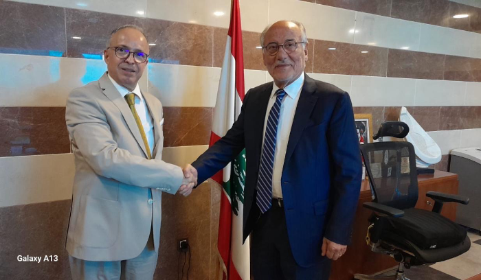 الحلبي استقبل سفير الجزائر في لبنان