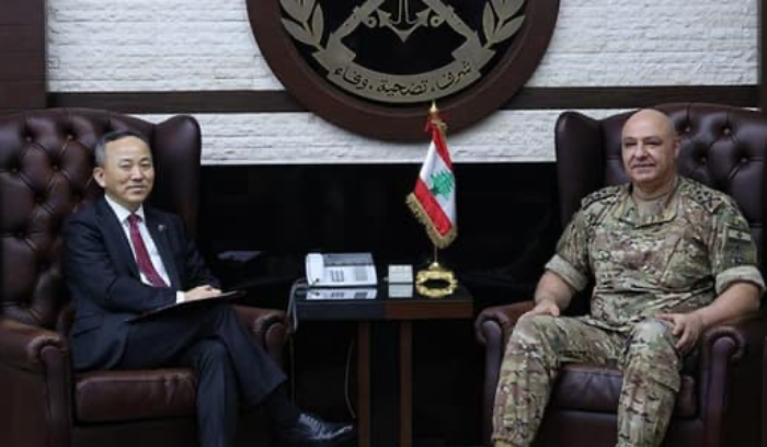 قائد الجيش التقى سفير كوريا الجنوبية في لبنان