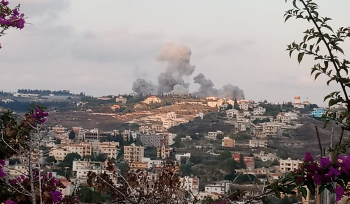 12 جريحاً في غارة إسرائيلية على معروب
